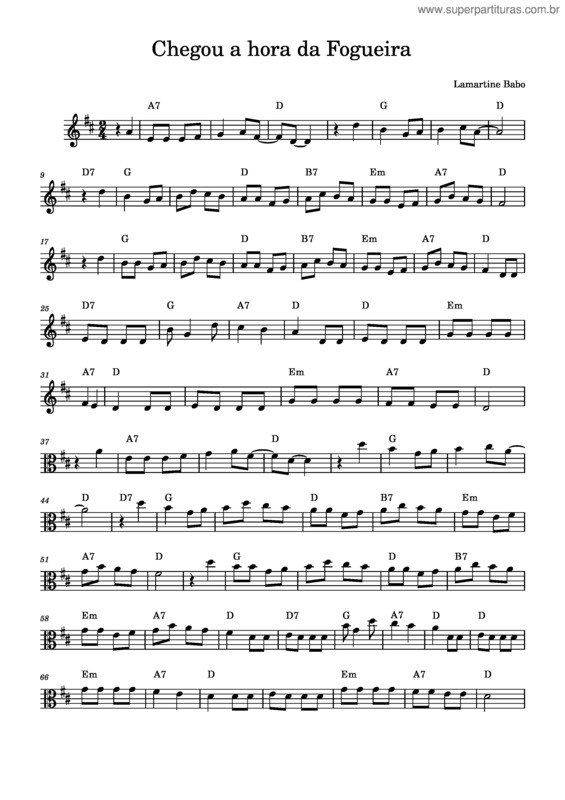 Partitura da música Chegou A Hora Da Fogueira – Lamartine Babo Chegou_A_Hora_Da_Fogueira
