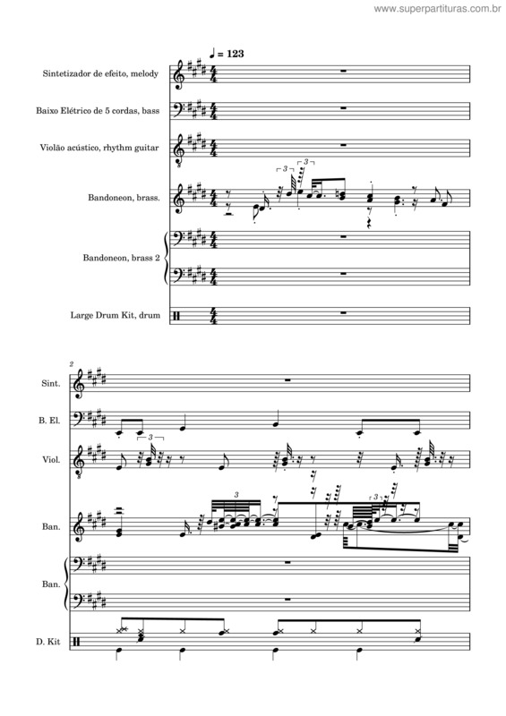 Partitura da música Chitaozinho E Xororo – 60 Dias Apaixonado1.Mid