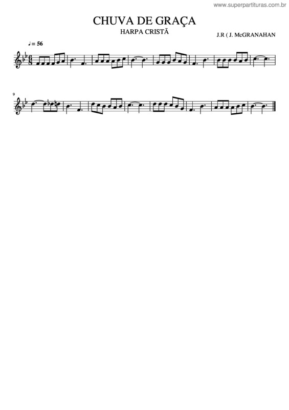Partitura da música Chuva De Graça v.4