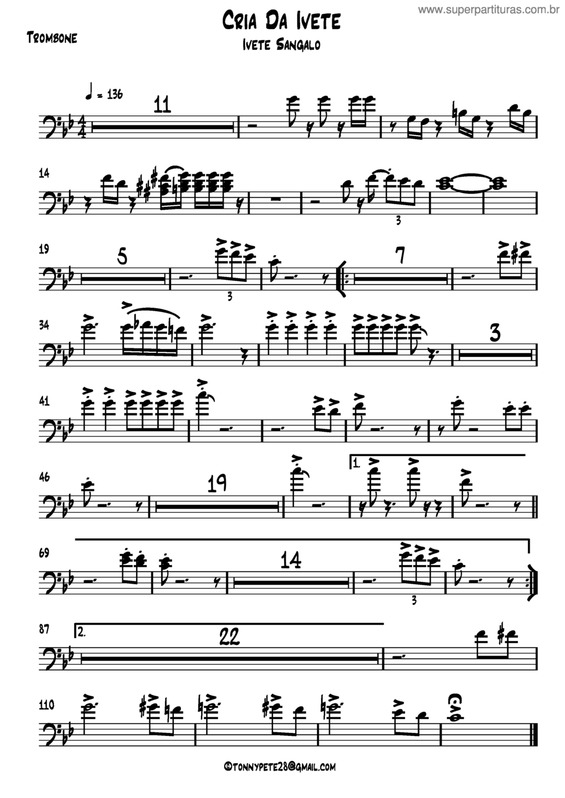 Partitura da música Cia Ivete v.2
