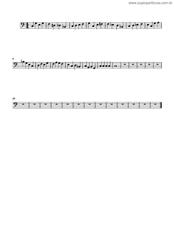 Partitura da música Ciclo 4