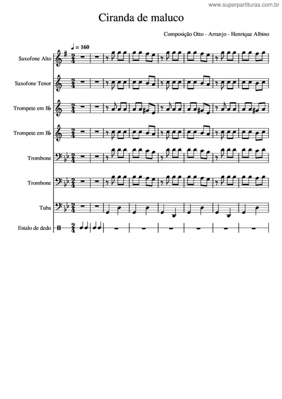 Partitura da música Ciranda_De_Maluco Ciranda De Maluco