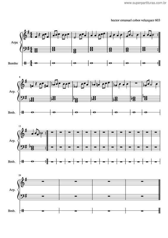 Partitura da música Cobos Velazquez Hector Emanuel 603