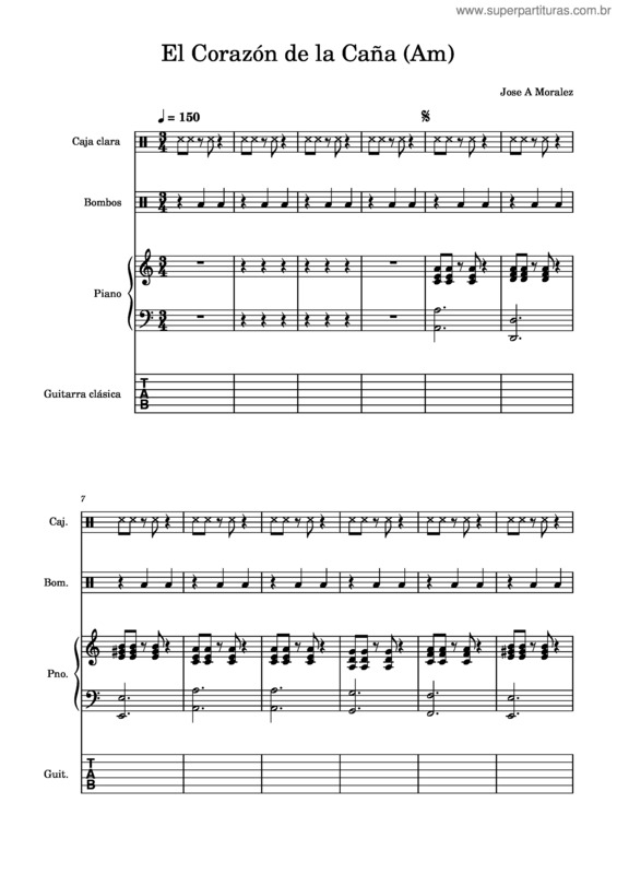 Partitura da música Colombia Tierra Querida –  Lucho Bermudez