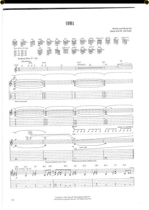 Partitura da música Coma v.3