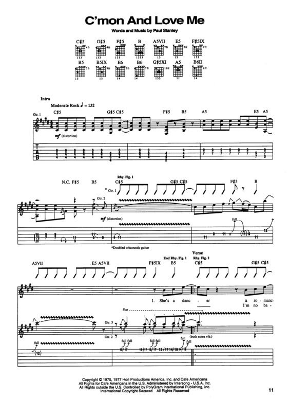 Partitura da música Come On And Love Me