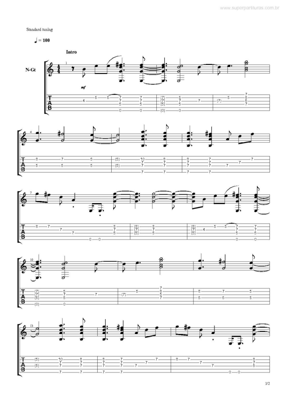 Partitura da música Como Ele Sempre Faz