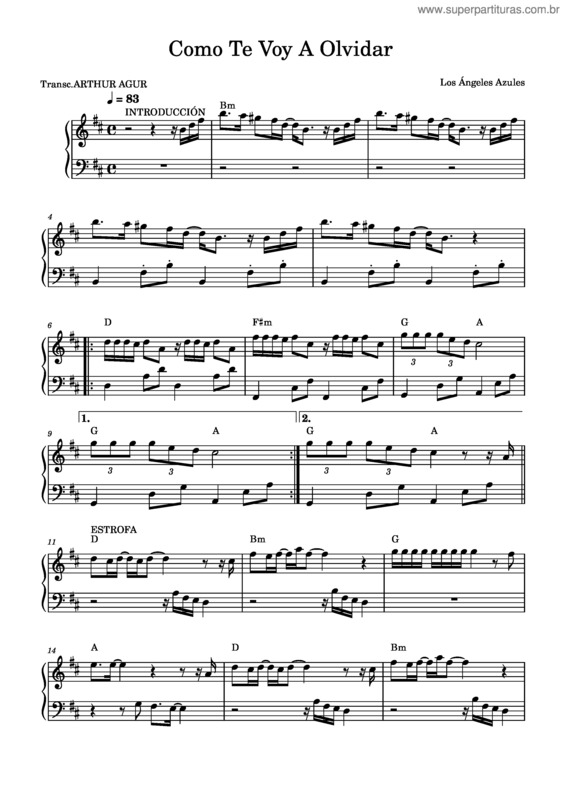 Partitura da música Como_Te_Voy_A_Olvidar