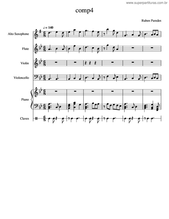 Partitura da música Comp4