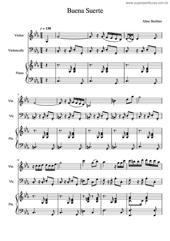 Partitura da música Compo