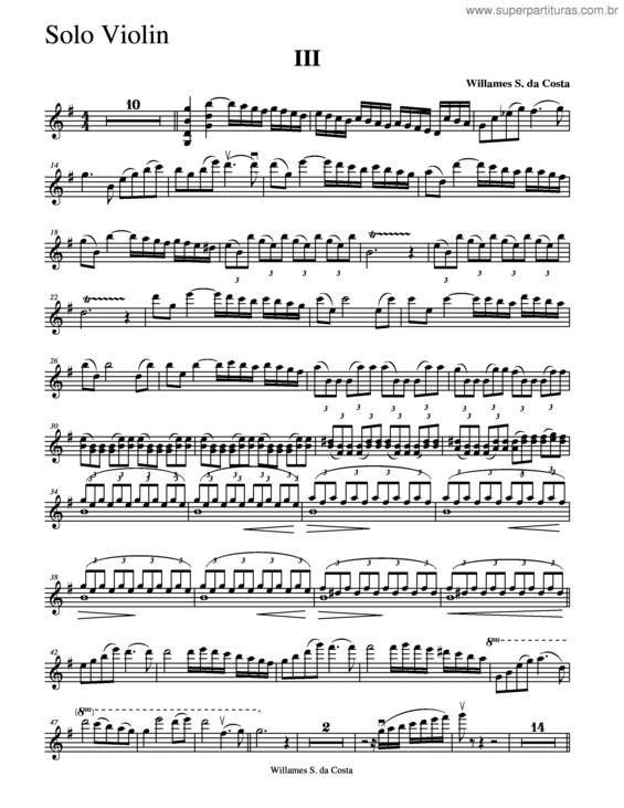 Partitura da música Concerto nº 1 v.2
