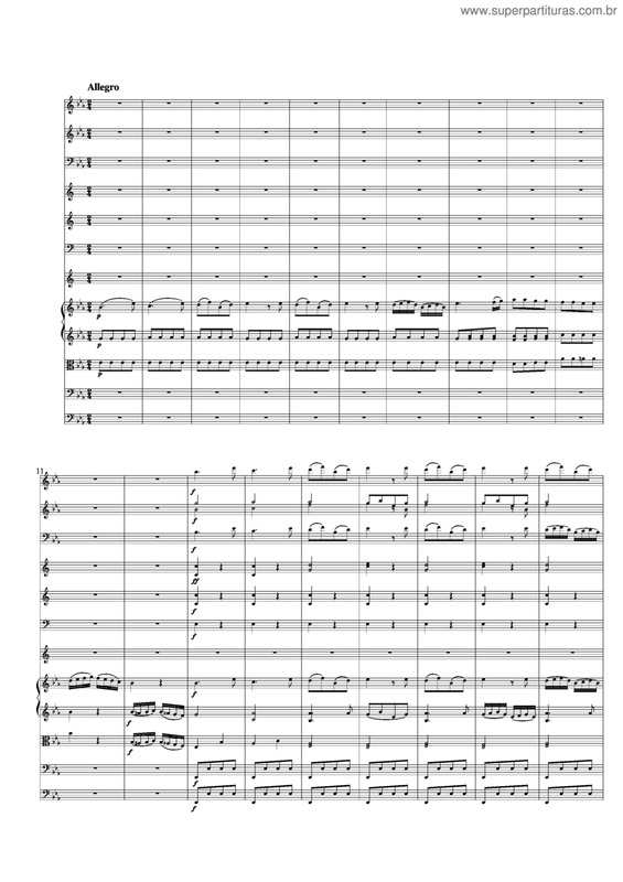 Partitura da música Concerto Para Trompete E Orquestra Em Mi Bemol Maior Hob. Viie.1 - 3º Movimento
