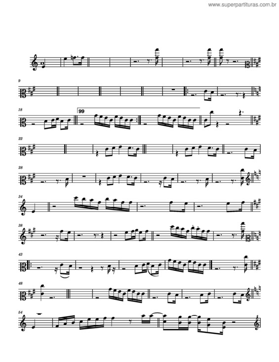 Partitura da música Conga – Gloria Estefan Conga – Trumpet Part