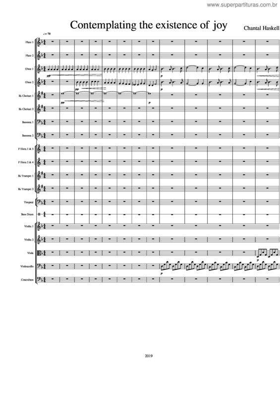 Partitura da música Contemplating The Existence Of Joy