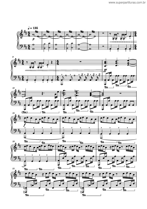 Partitura da música Contemplation In Snow – Yu–Peng Chen
