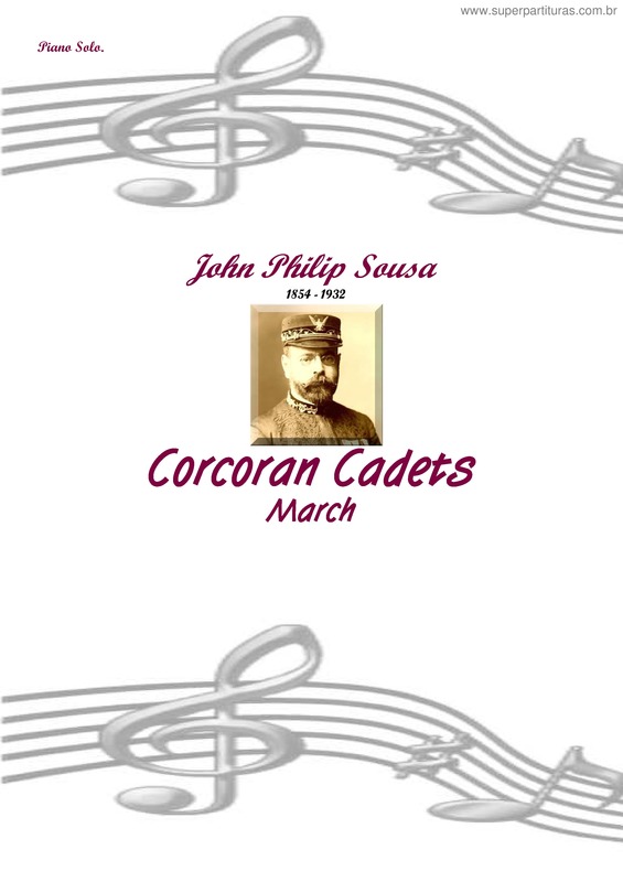 Partitura da música Corcoran Cadets