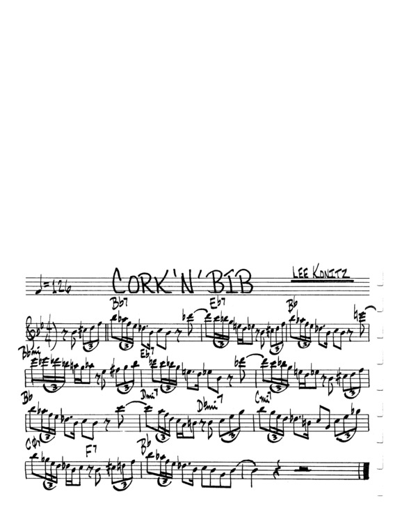 Partitura da música Cork N Bib v.6