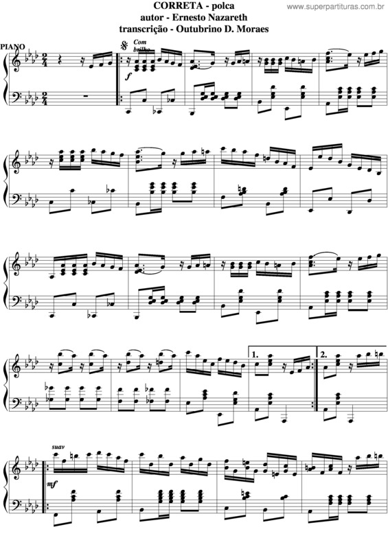 Partitura da música Correta