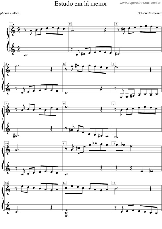 Partitura da música Coversa De Violões