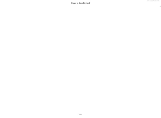 Partitura da música Crazy In Love – Tai Crazy In Love Revised