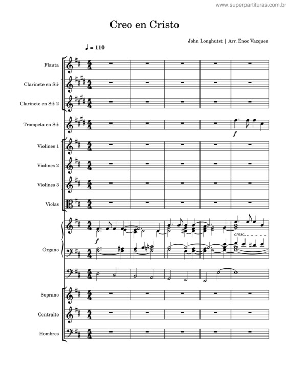 Partitura da música Creo En Cristo v.3