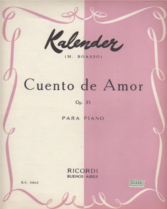 Partitura da música Cuento De Amor