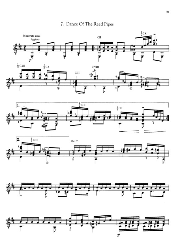 Partitura da música Dance Of The Reed Pipes