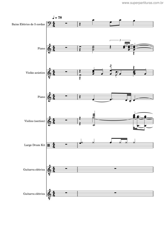 Partitura da música Daniel – Declaracao De Amor L.Mid – Eudenisw
