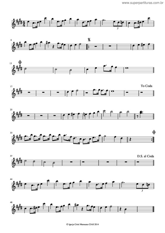 Partitura da música Daniel Na Cova Dos Leoes – Icm Sax Tenor