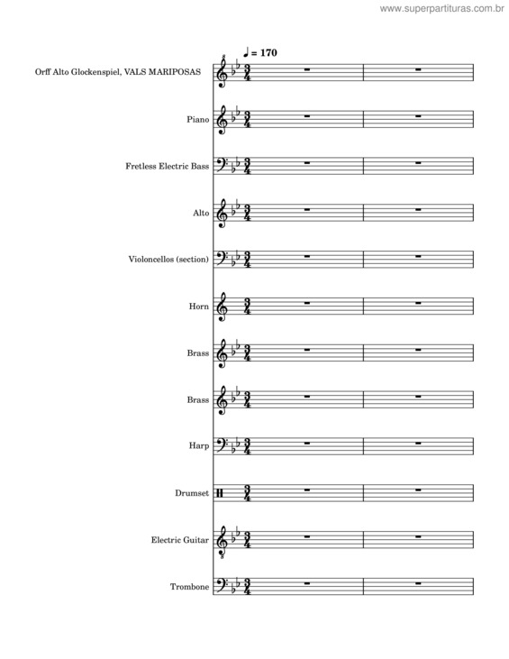 Partitura da música Danny Daniel – Vals De Las Mariposas