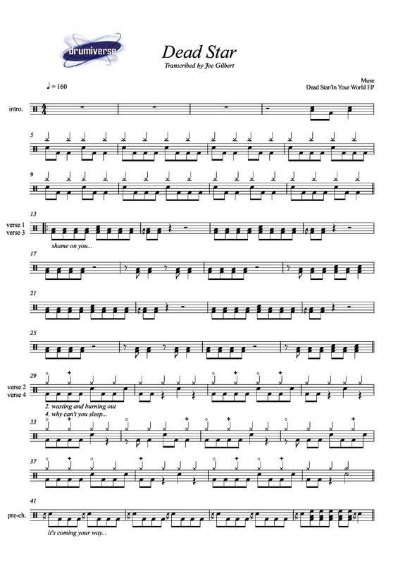 Partitura da música Dead Star