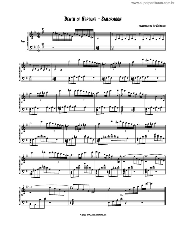 Partitura da música Death Of Neptune