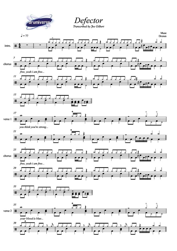 Partitura da música Defector