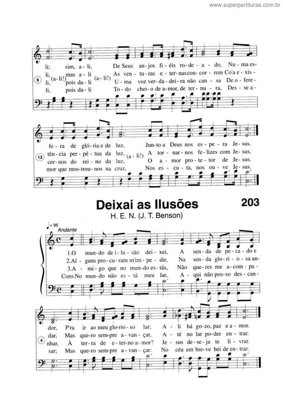 Partitura da música Deixai As Ilusões