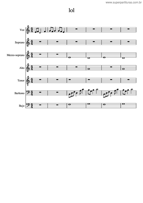 Partitura da música Delirio v.7