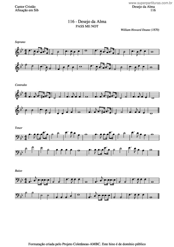 Partitura da música Desejo Da Alma v.3