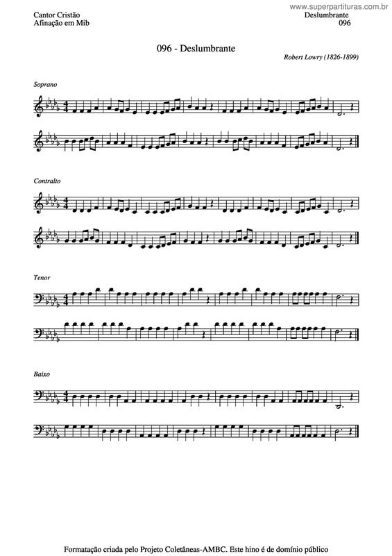 Partitura da música Deslumbrante v.4