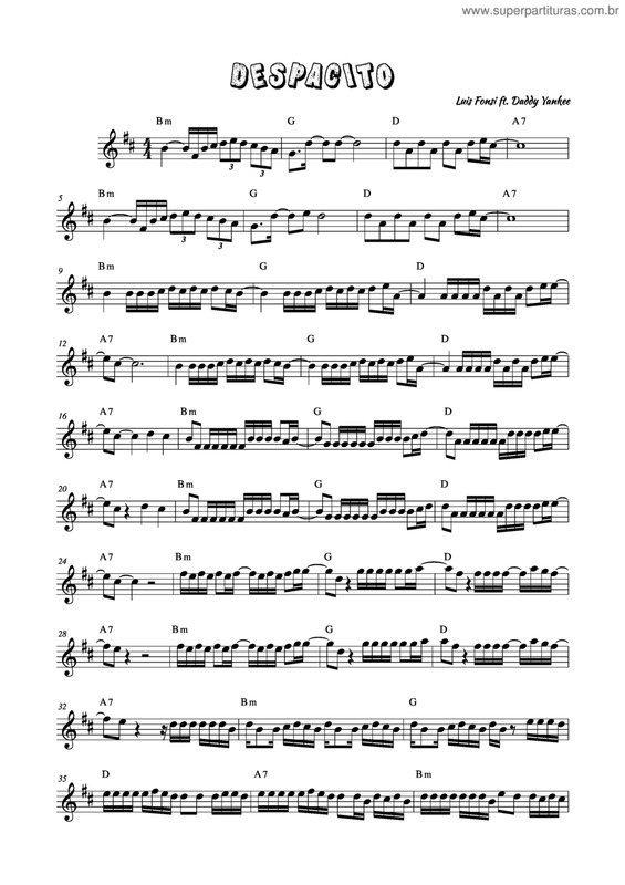 Super Partituras Partituras De Musicas Para Flauta Despacito fonsi daddy yankee version facil para flauta dulce pista guia animacion tutorial. partituras de musicas para flauta