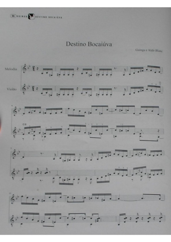 Partitura da música Destino Bocaiúva