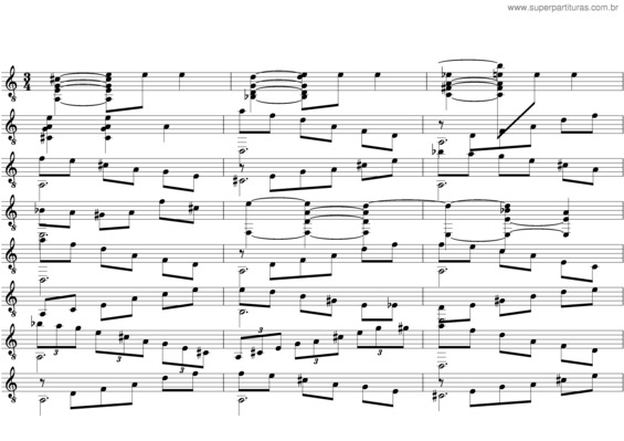 Partitura da música Desvairada v.4