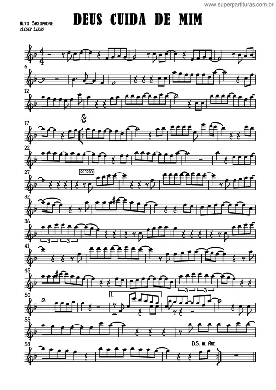 Partitura da música Deus Cuida De Mim v.7