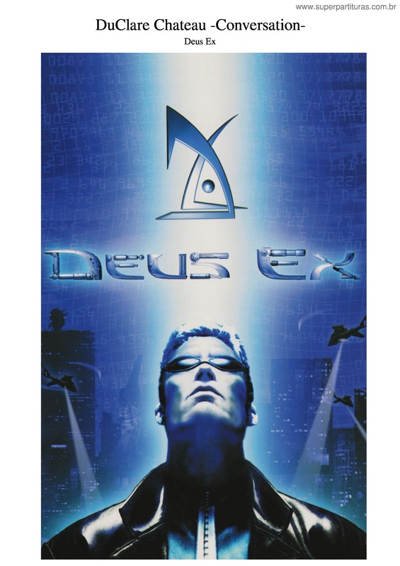 Partitura da música Deus Ex -Duclare Chateau