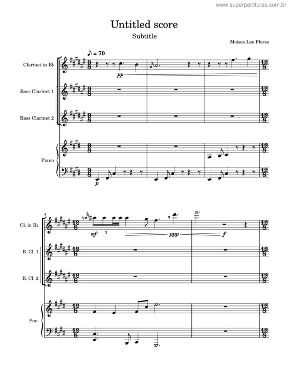 Partitura da música Devour