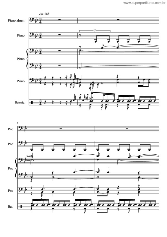 Partitura da música Dezesseis – Legião Urbana