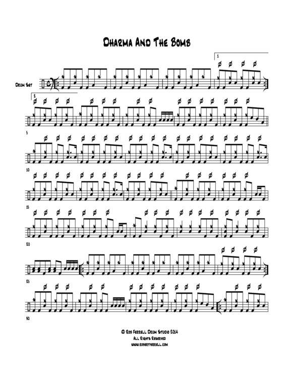 Partitura da música Dharma And The Bomb