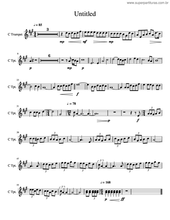 Partitura da música Dia Del Los Muertos Ballad