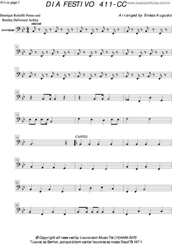 Partitura da música Dia Festivo - 411 CC v.10