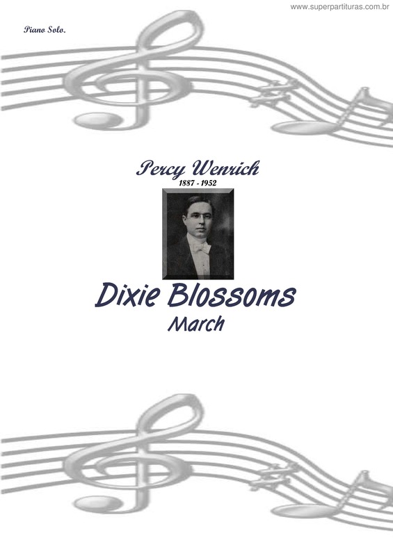 Partitura da música Dixie Blossoms