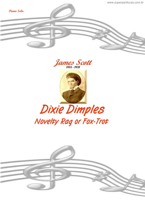 Partitura da música Dixie Dimples