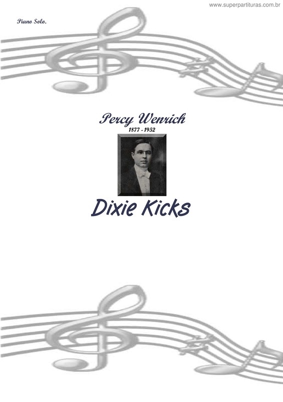 Partitura da música Dixie Kicks